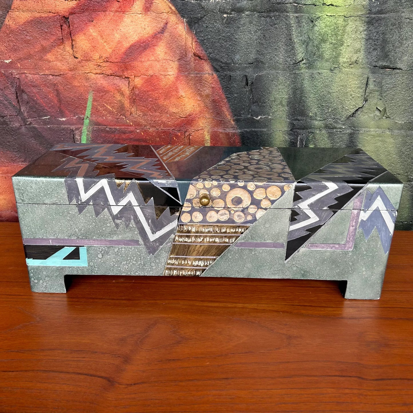 Post Modern Keepsake Box Possibly by Maitland Smith