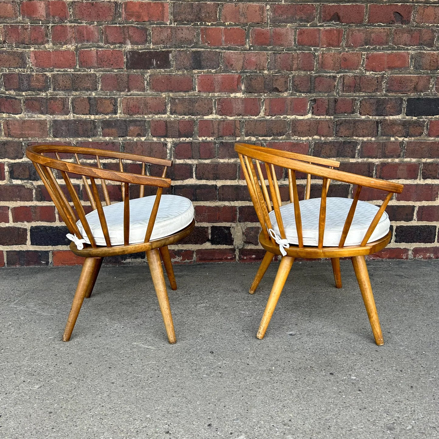 Pair of Yngve Ekstrom Arka Lounge Chairs