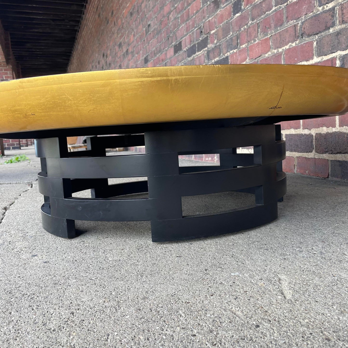 Mid 20th Century Kittinger Furniture Modern Lotus Coffee Table