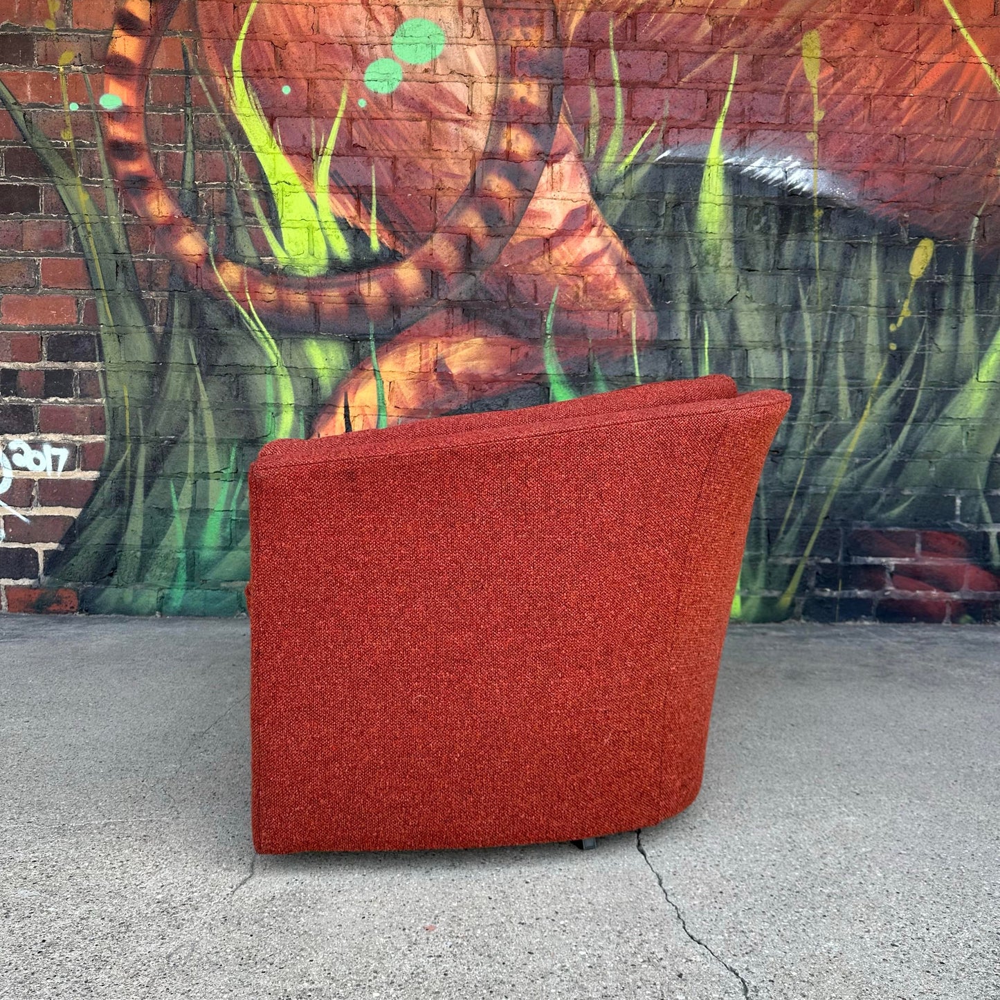 Flexsteel Vintage Swivel Tub Chair Mid-Century Modern