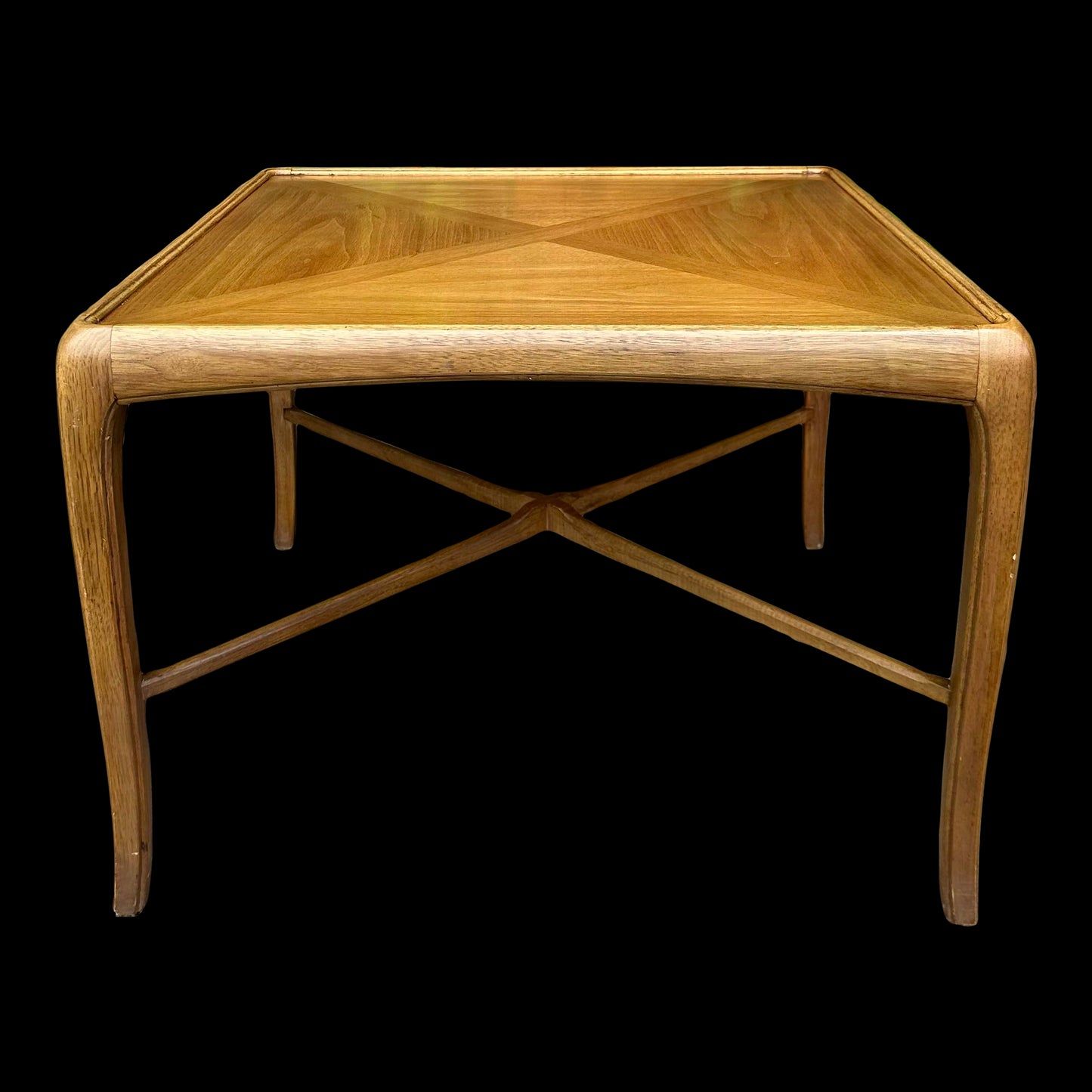 Thomasville End Table Bentwood Legs Gibbings Style
