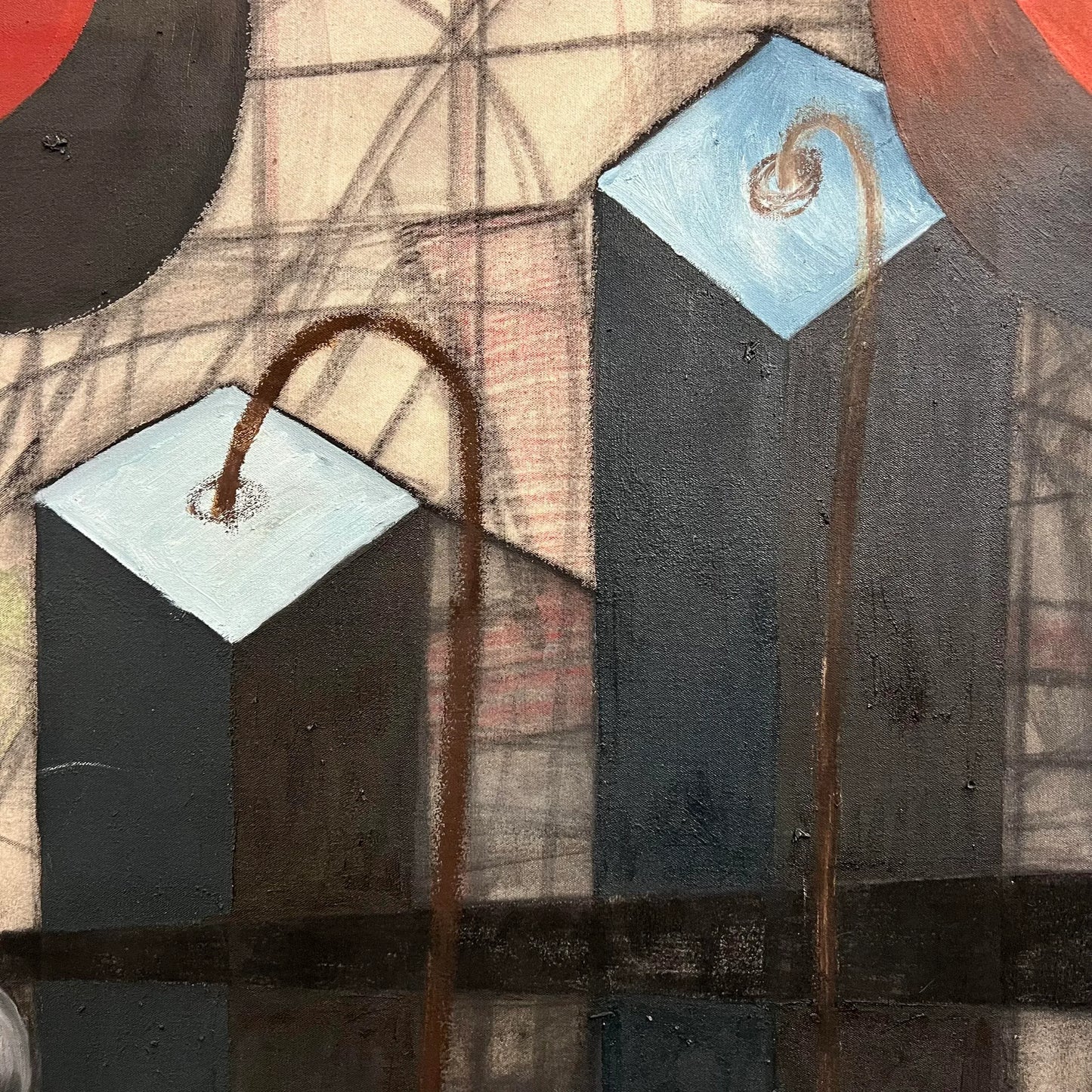 Mixed Media Abstract Painting