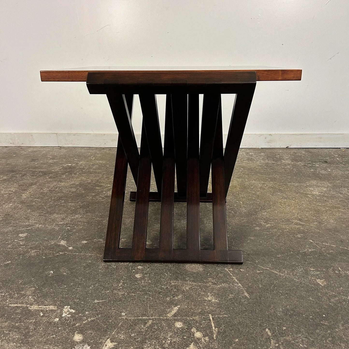 Rare Edward Wormley for Dunbar Rosewood X-Base Occasional Side Table