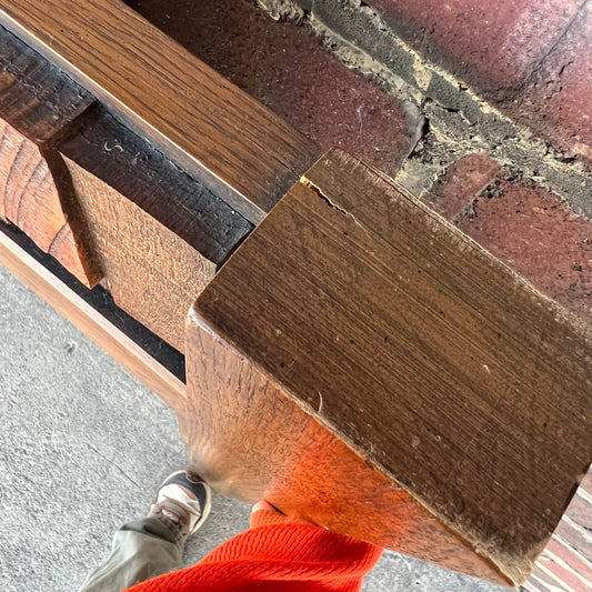 Mid Century Brutalist Lane Pueblo Twin Size Headboard