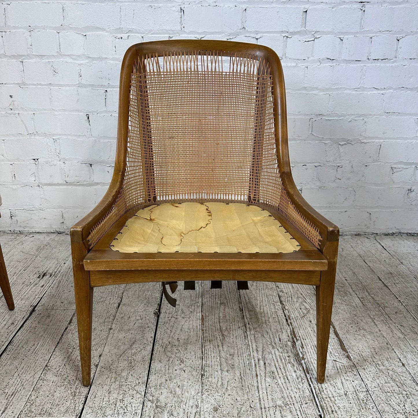 Set of 3 Harvey Probber Caned 'Gondola' Side Chairs