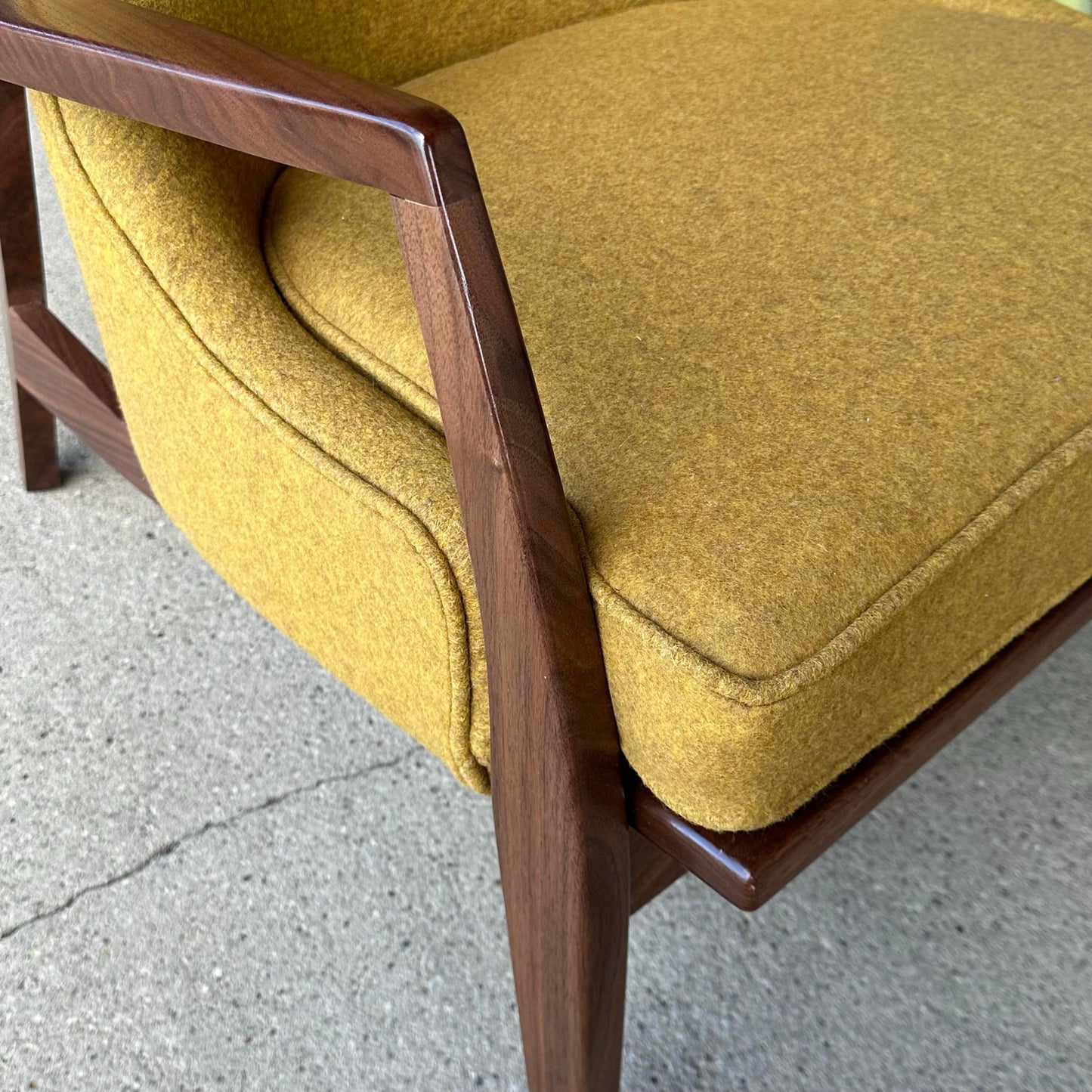 Pair of Custom Seal Style Lounge Chairs