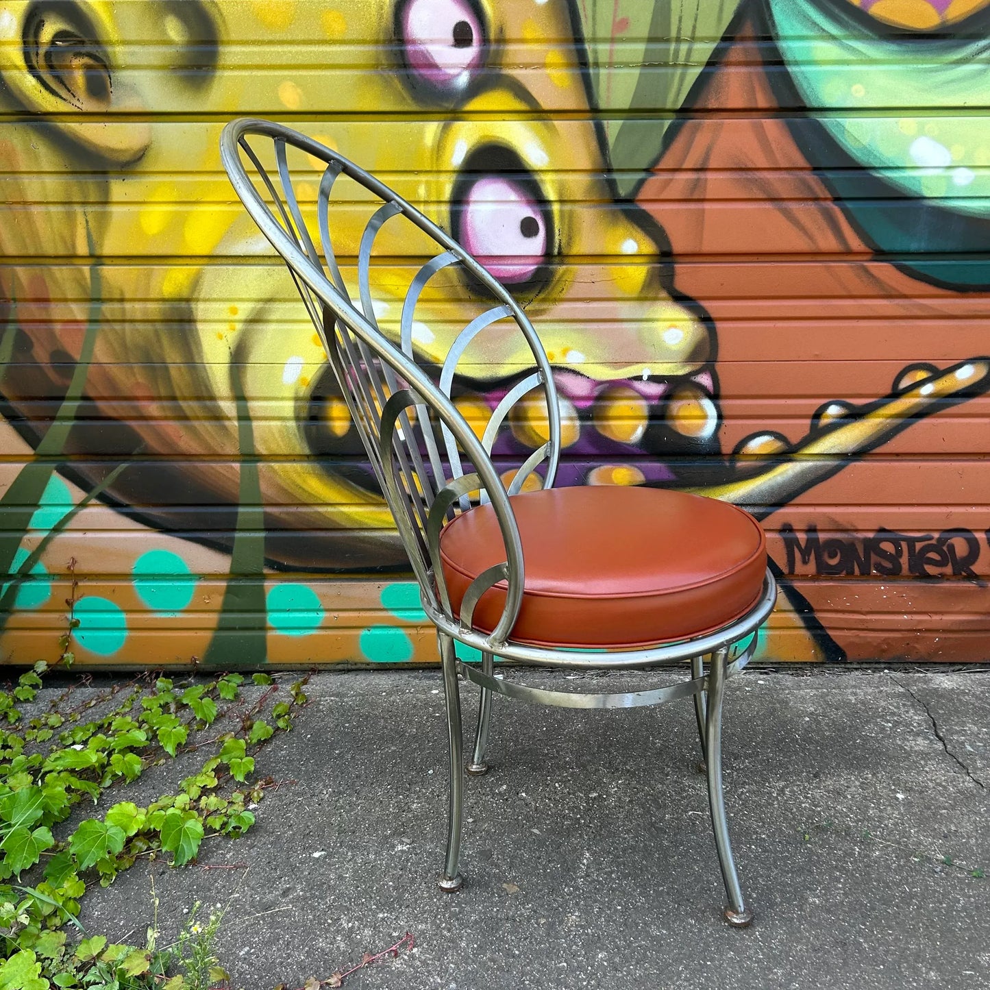 Mid Century Arthur Umanoff Glass and Steel Dining Set for Shaver Howard