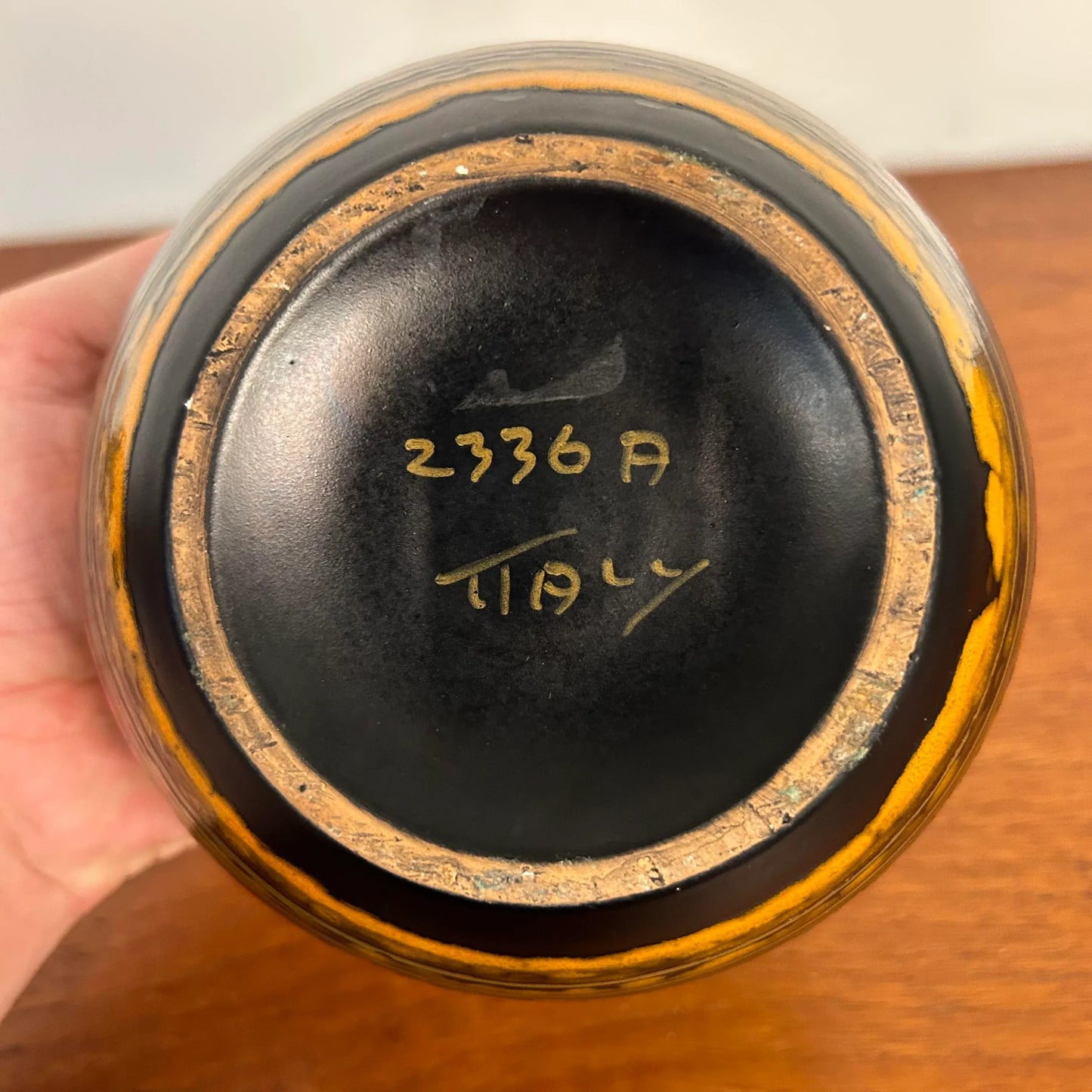 Made in Italy Ceramic Vase Lidded Jar