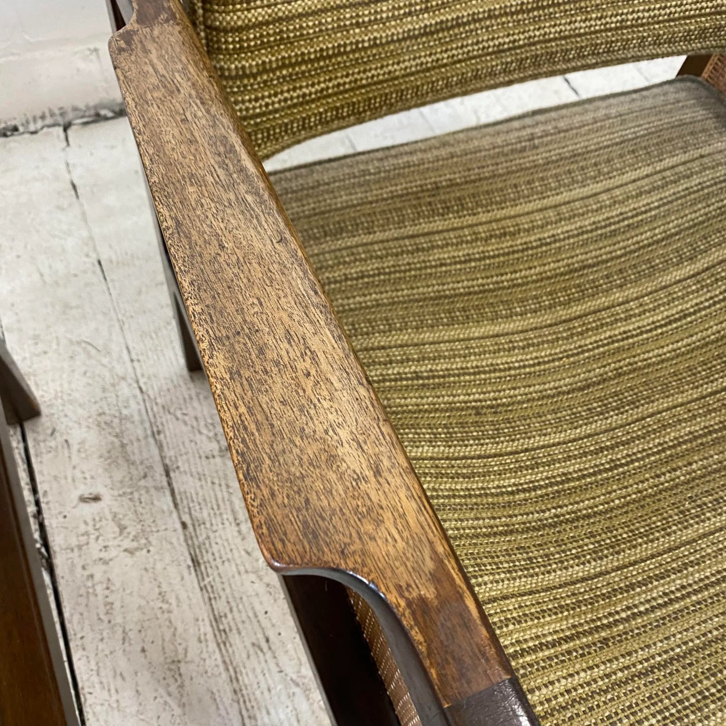 Pair of Cane Sided Lounge Chairs by Edward Wormley for Dunbar