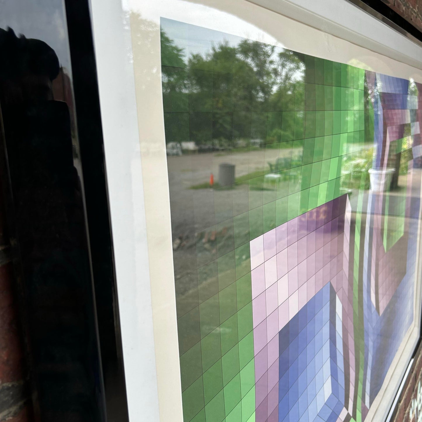 Victor Vasarely Diptych Serigraph Xonau II