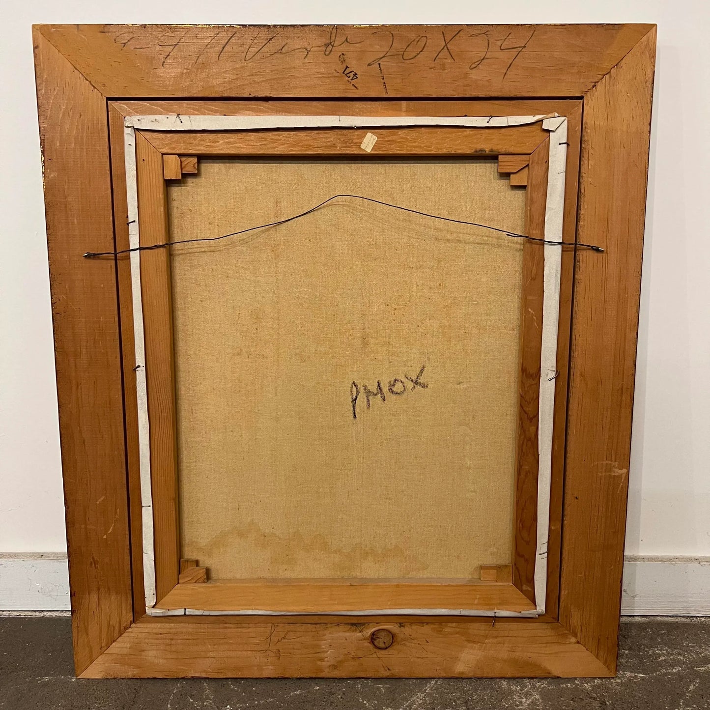 Mid 20th Century Framed Oil on Canvas Cityscape by W. Stevens