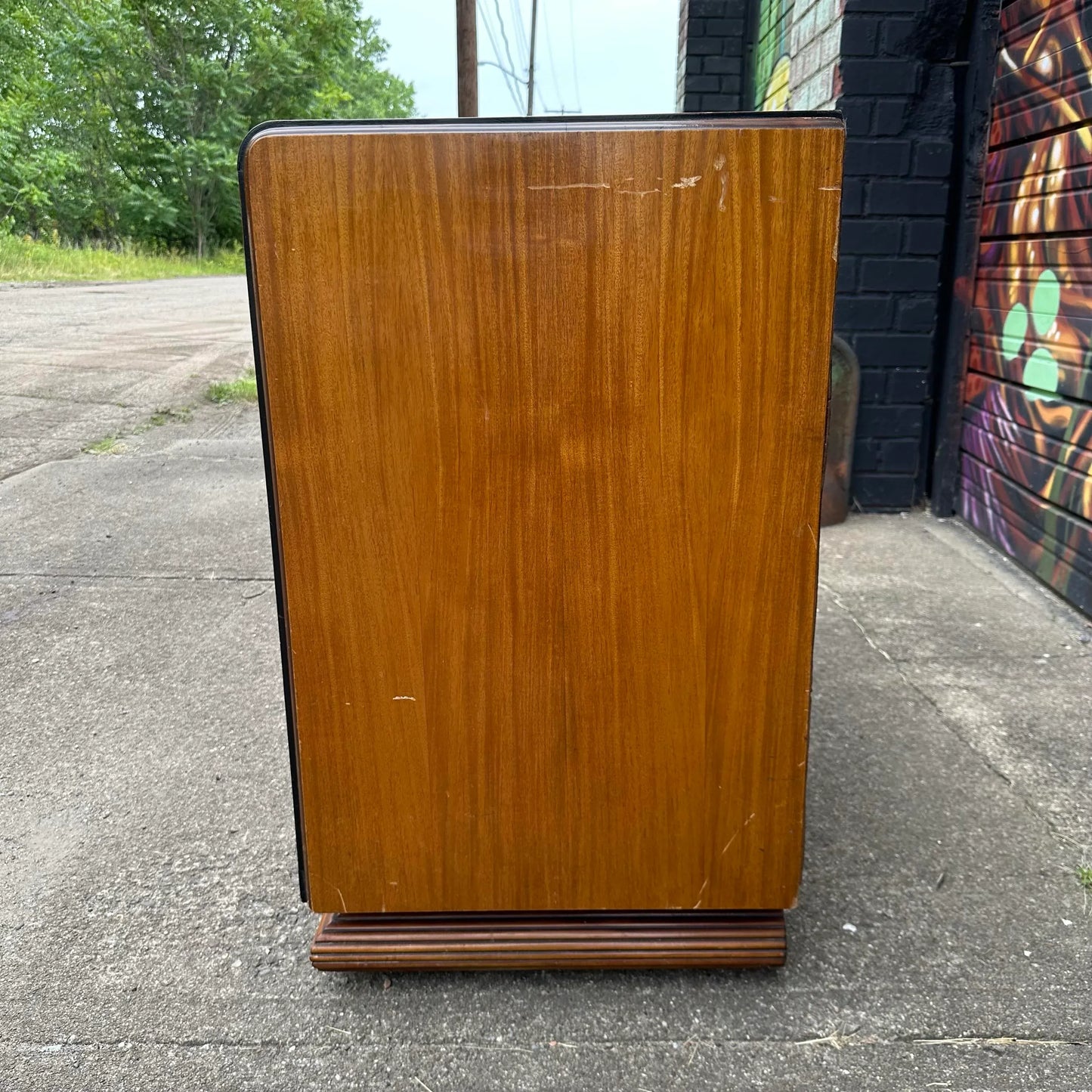Art Deco Rosewood Waterfall Edge Chest of Drawers