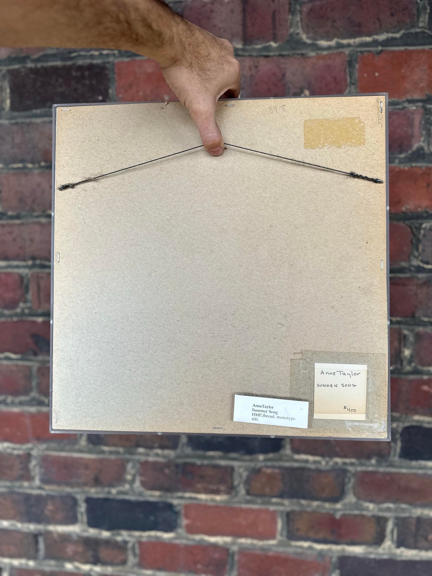 Thomas Blood 1971 Signed Painting Titled Earth and Fire Elegy