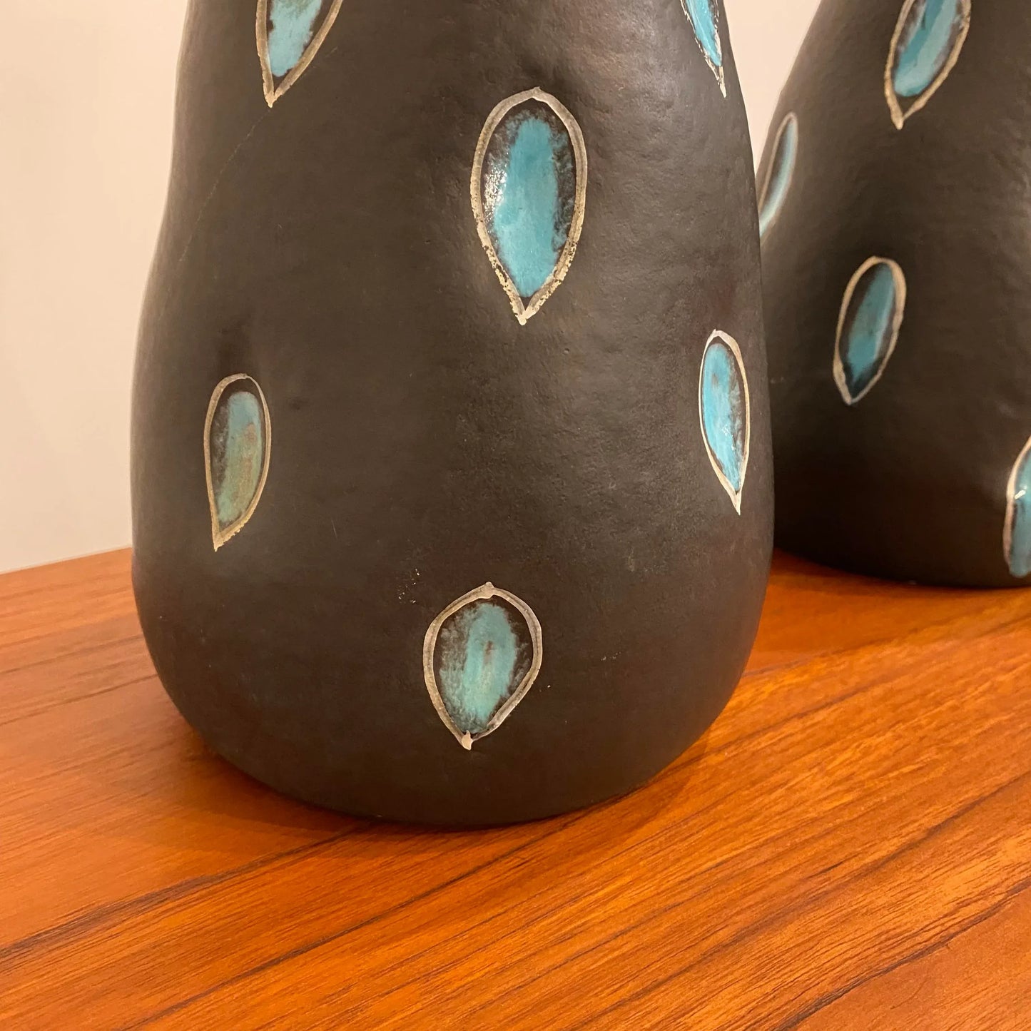 Pair of Italian Pottery Table Lamps