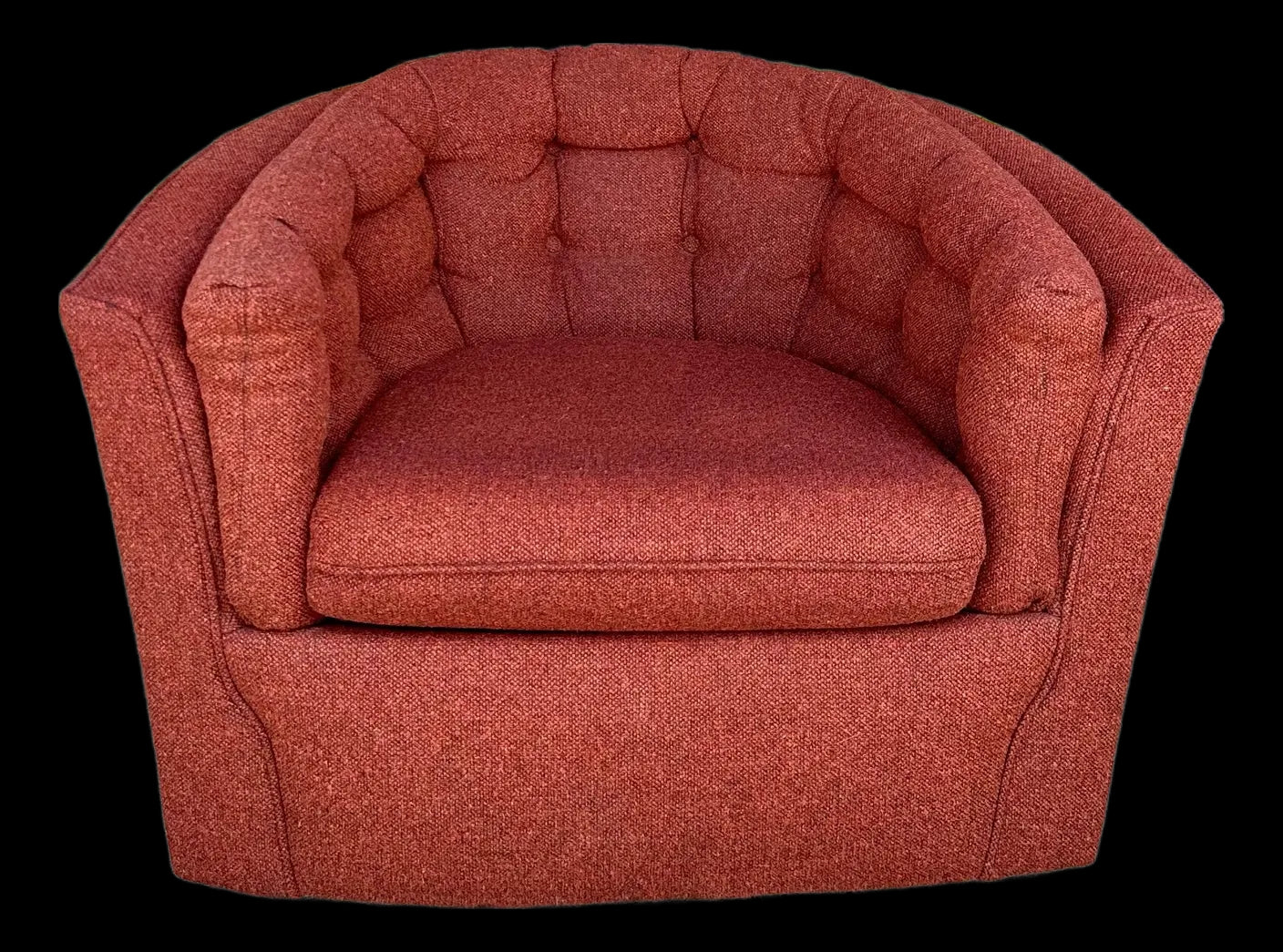 Flexsteel Vintage Swivel Tub Chair Mid-Century Modern