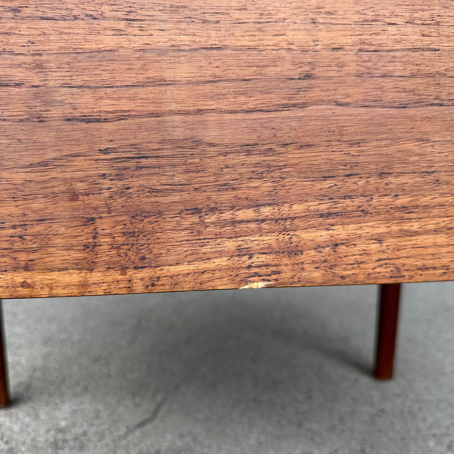 Jens Risom Danish Mid-Century Fall-Front Walnut Bedside Table