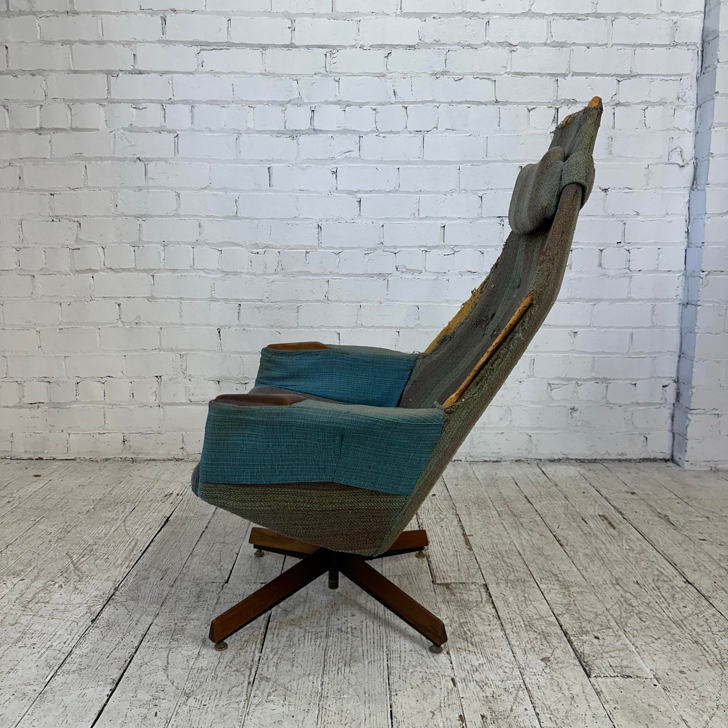 Adrian Pearsall Tall Back Swivel Chair for Craft Associates
