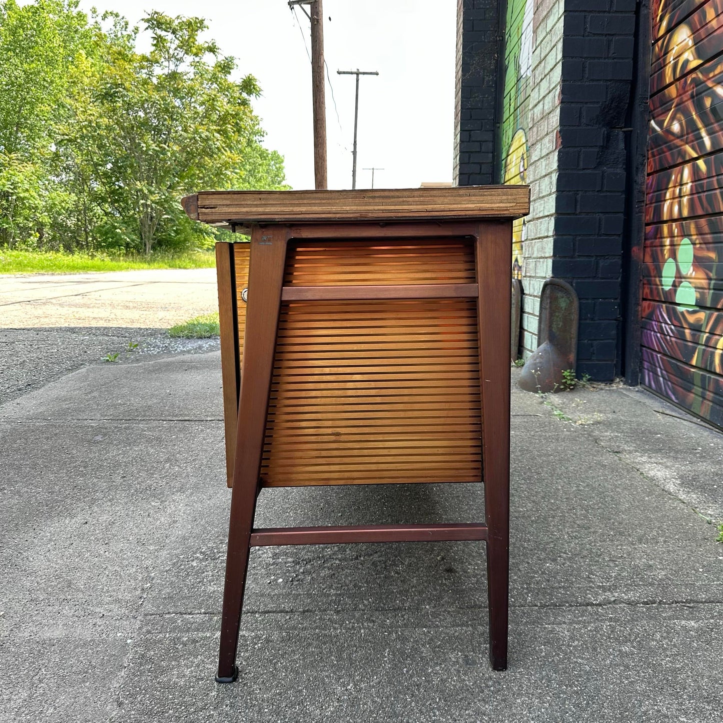 Alcoa/Reynolds/Gf Studios for Gordon Bumshaft Italic Credenza Mid-Century Modern
