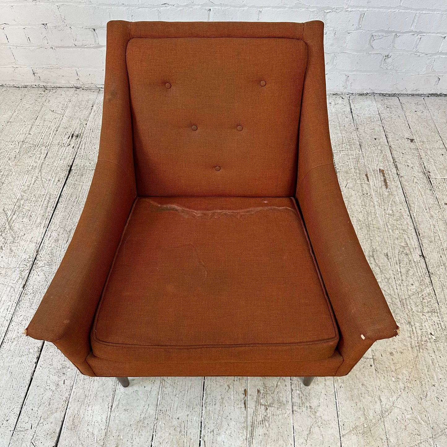 Mid 20th Century Selig Lounge Chair and Ottoman