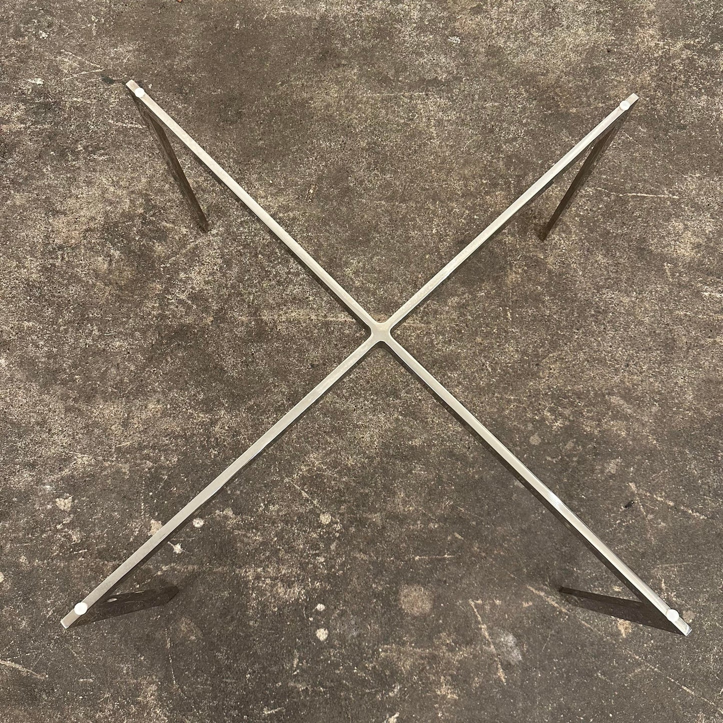 Knoll Glass Barcelona Coffee Table by Mies Van Der Rohe