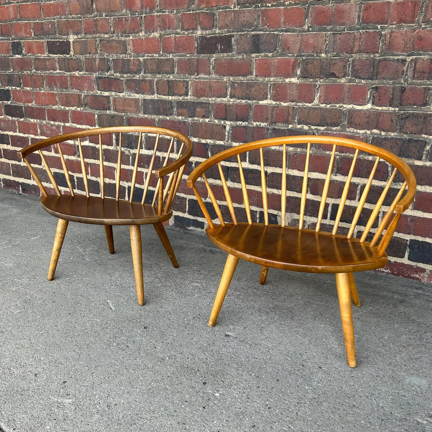 Pair of Yngve Ekstrom Arka Lounge Chairs