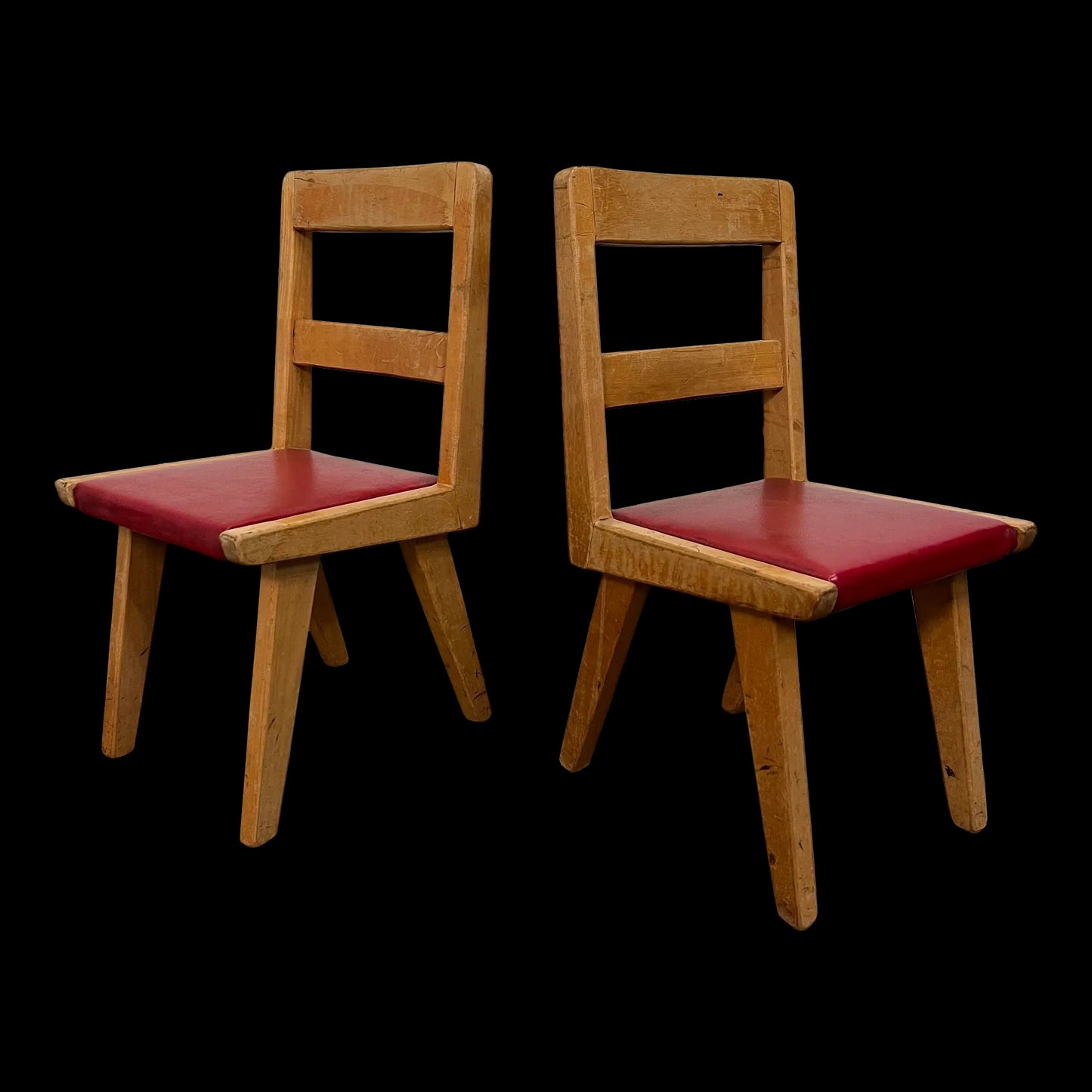 Pair of Jens Risom Style Children’s Chairs