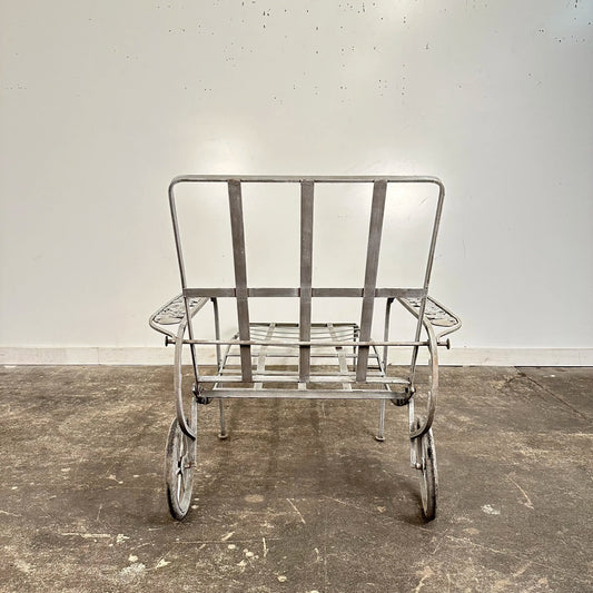 Outdoor Adjustable Chaise Lounge Chair Fruit Pattern