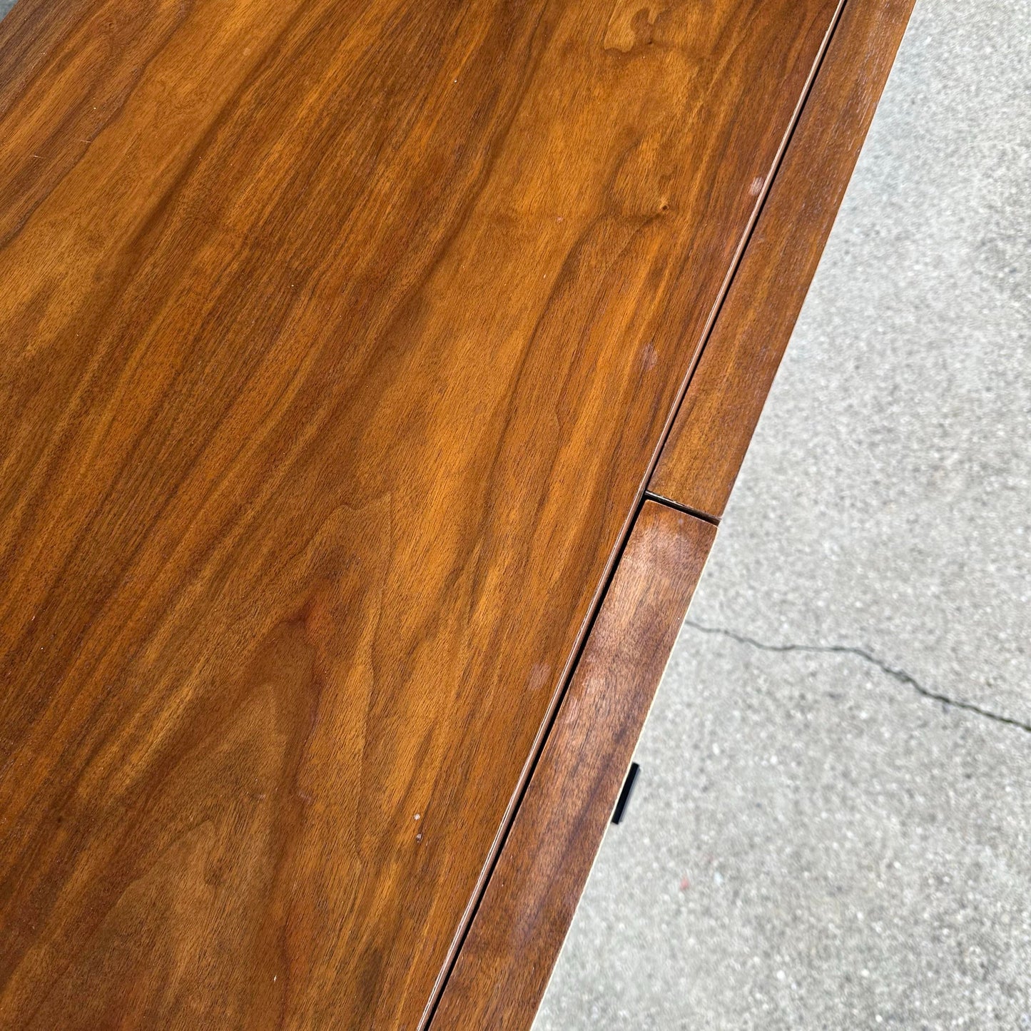 Mid-Century Modern Tobago Canadian Brutalist 9-Drawer Lowboy Dresser