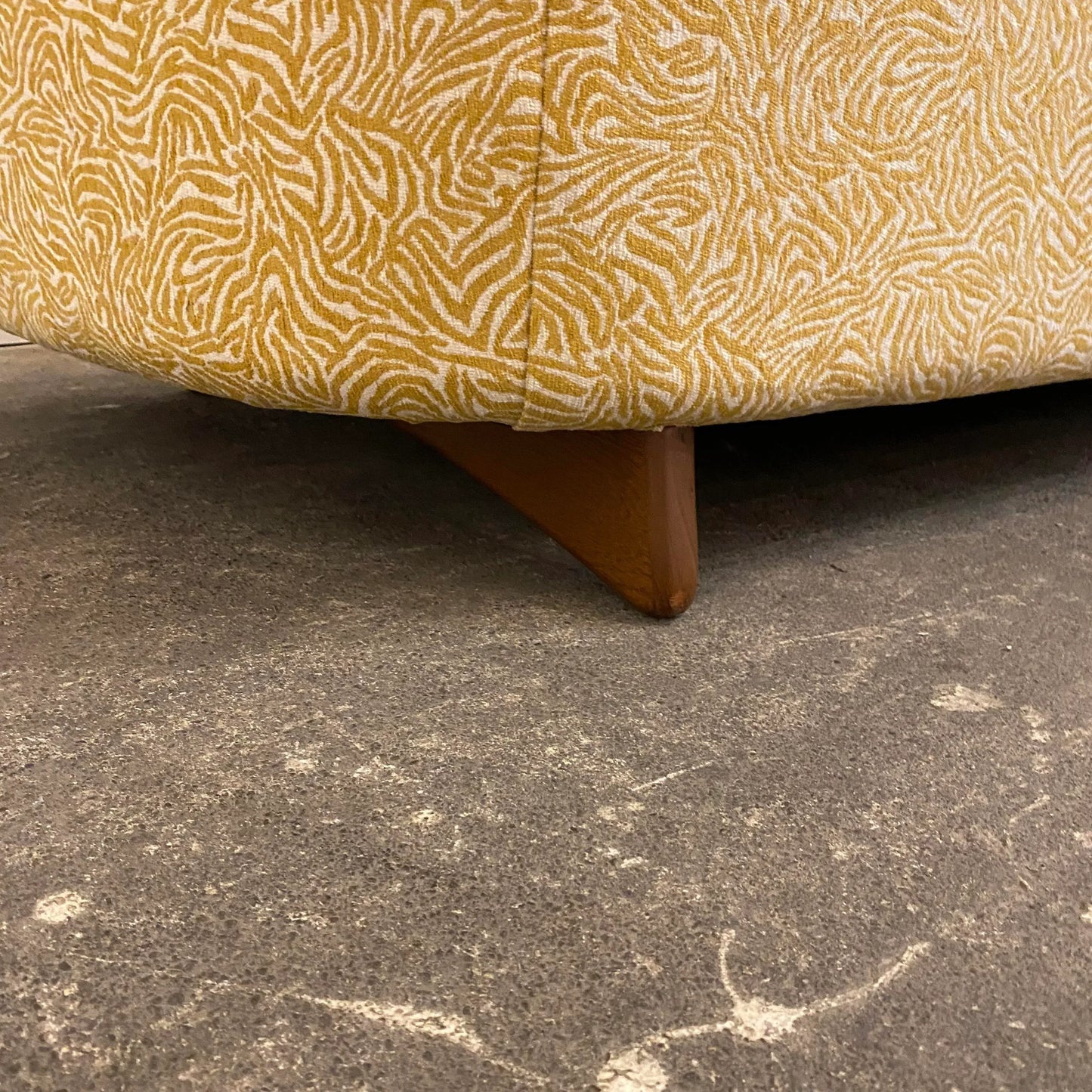 Mid 20th Century Modern Adrian Pearsall Style Reupholstered Sofa