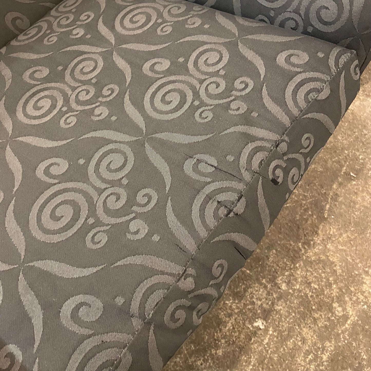 Mid Century Modern Preview Furniture Arm Chair and Ottoman