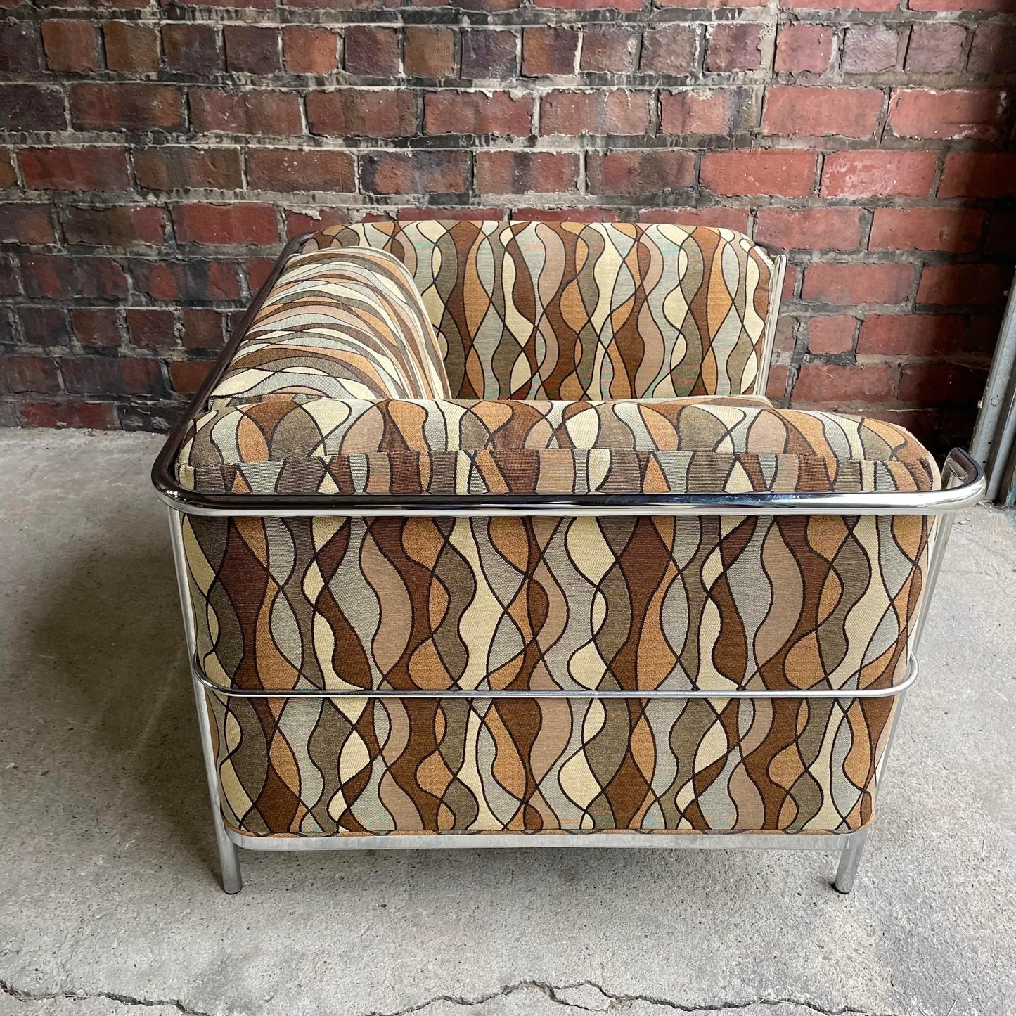 Corbusier Style Club Chair by Jack Cartwright 1970’s American Midcentury