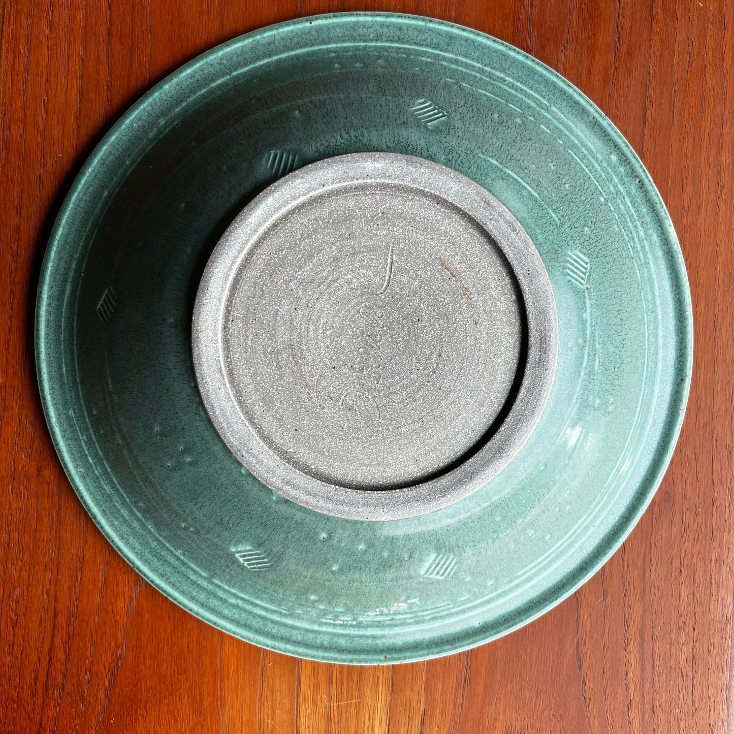 John Bauman Stoneware Ceramic Serving Bowl