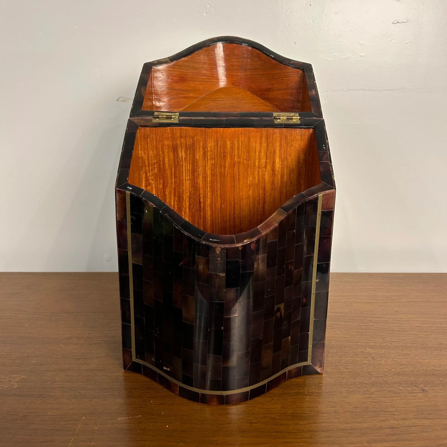 Tessellated Marble Box by Karl Springer