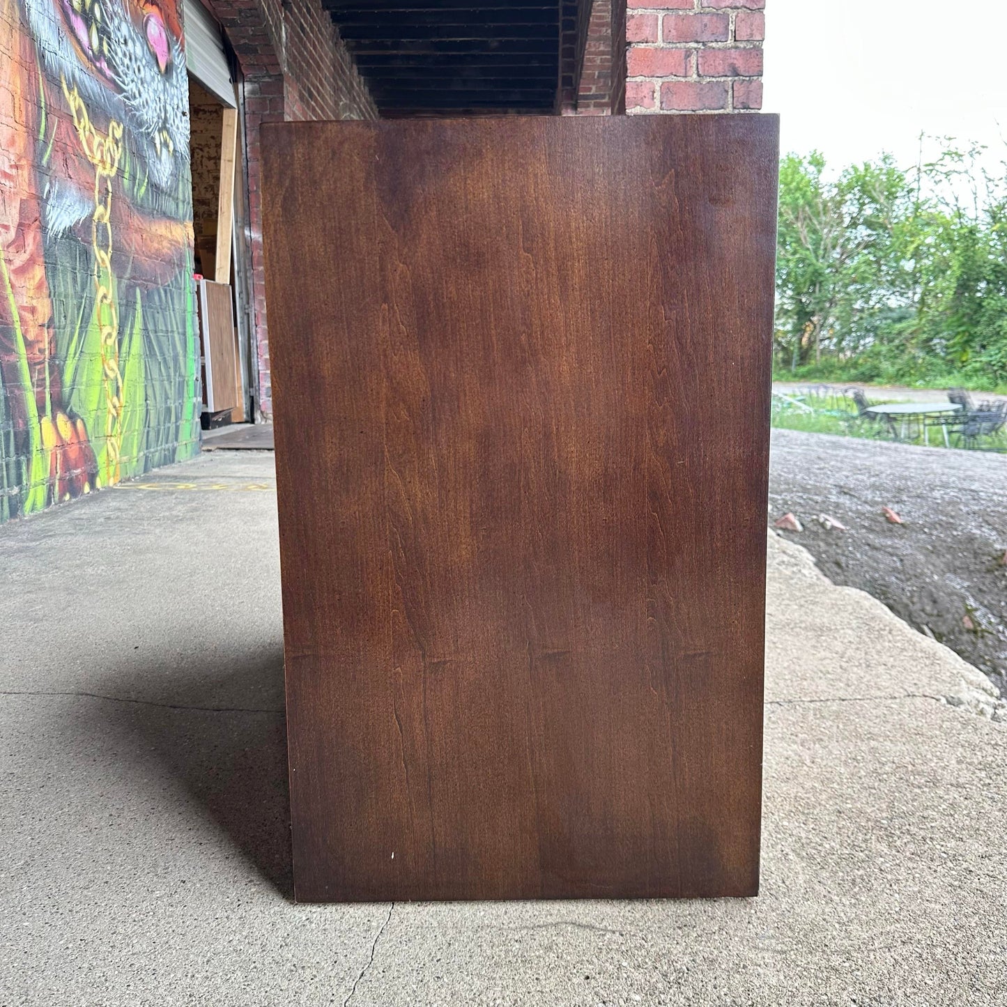 Century Furniture Burl and Brass Petit Chest of Drawers