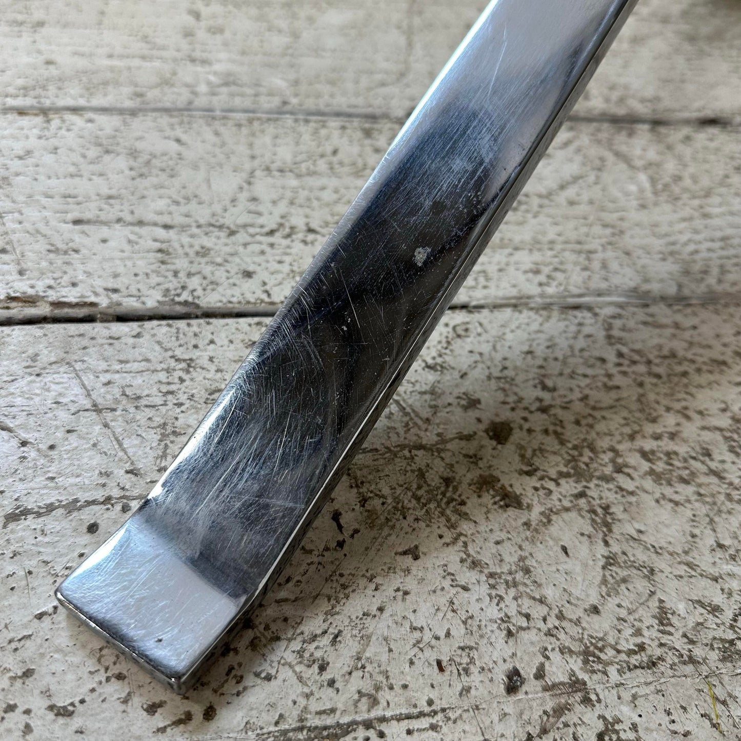 Royal Metal Black and Chrome Slipper Chair