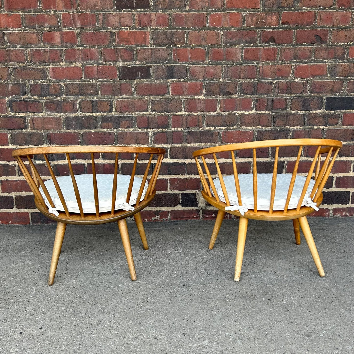 Pair of Yngve Ekstrom Arka Lounge Chairs