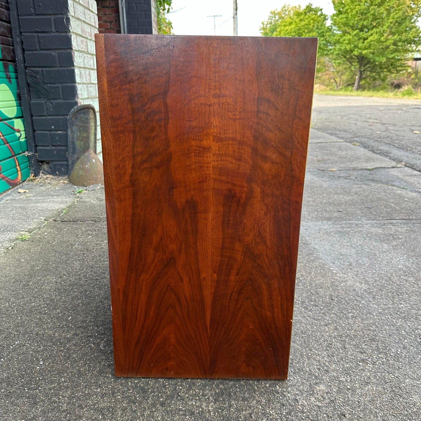 Mid Century Modern Lane Record Cabinet Storage