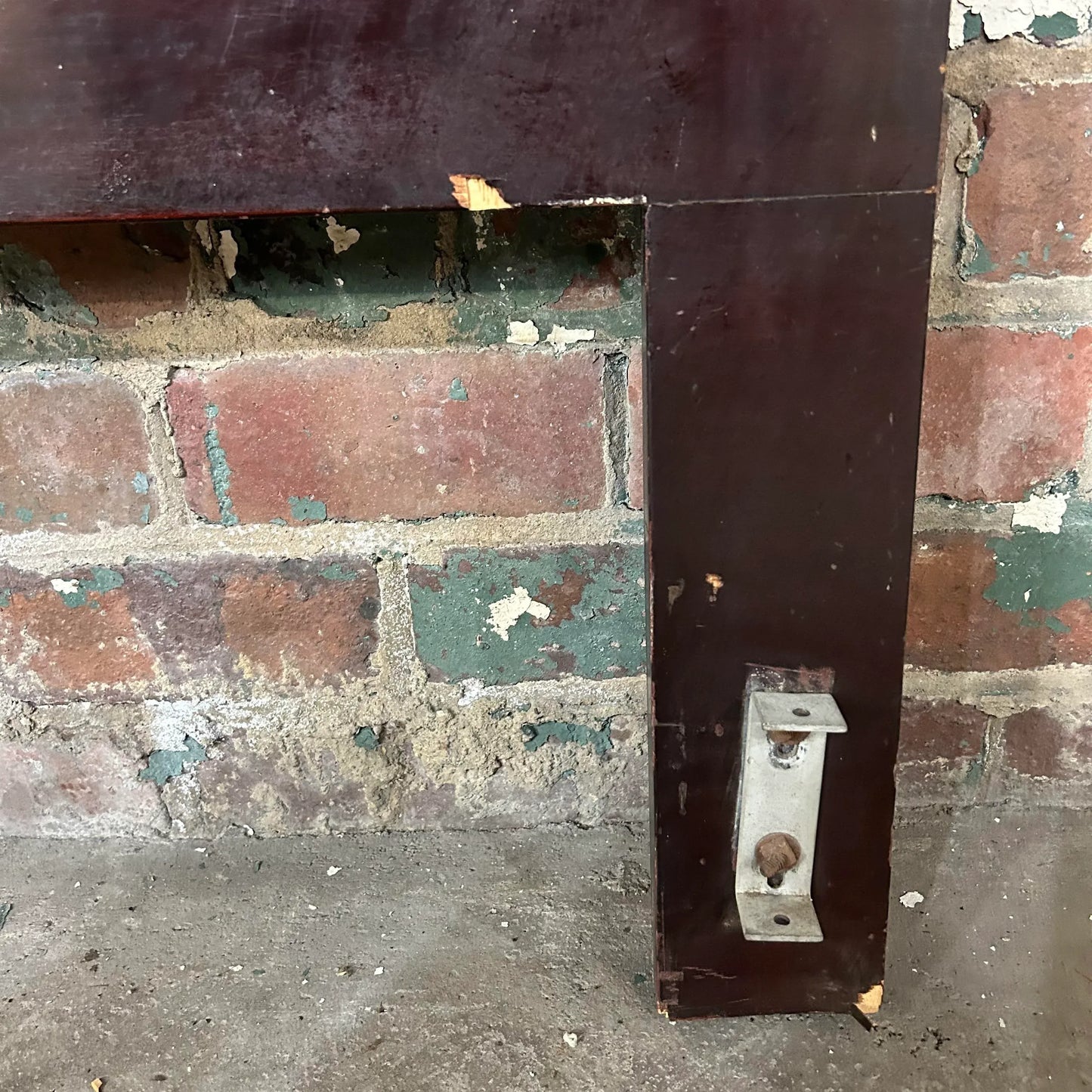 Mid Century Modern Mahogany King Size Headboard