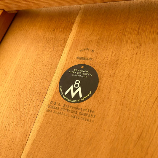 Kurt Østervig Rosewood Drop Leaf Dining Table