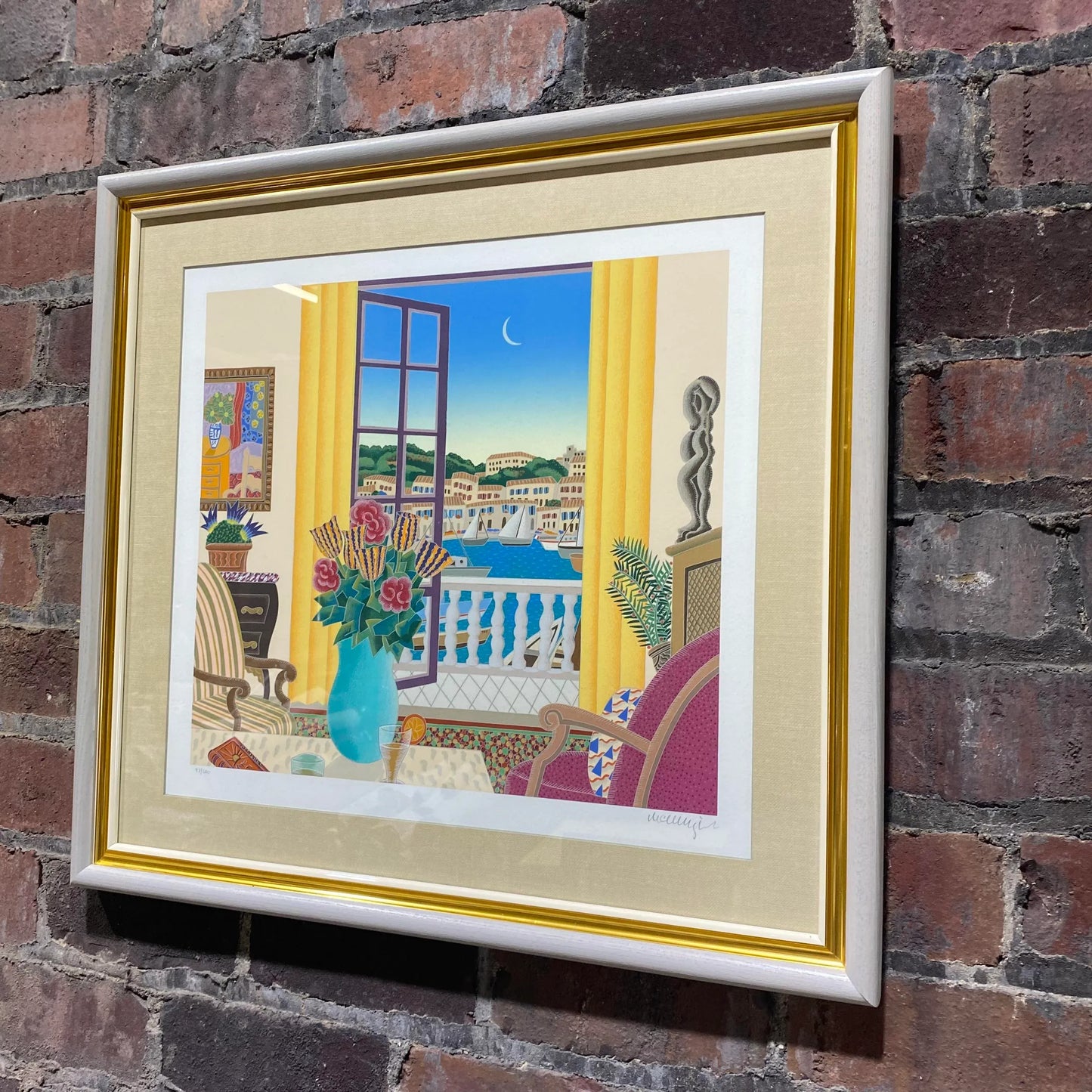 Thomas McKnight Serigraph Framed