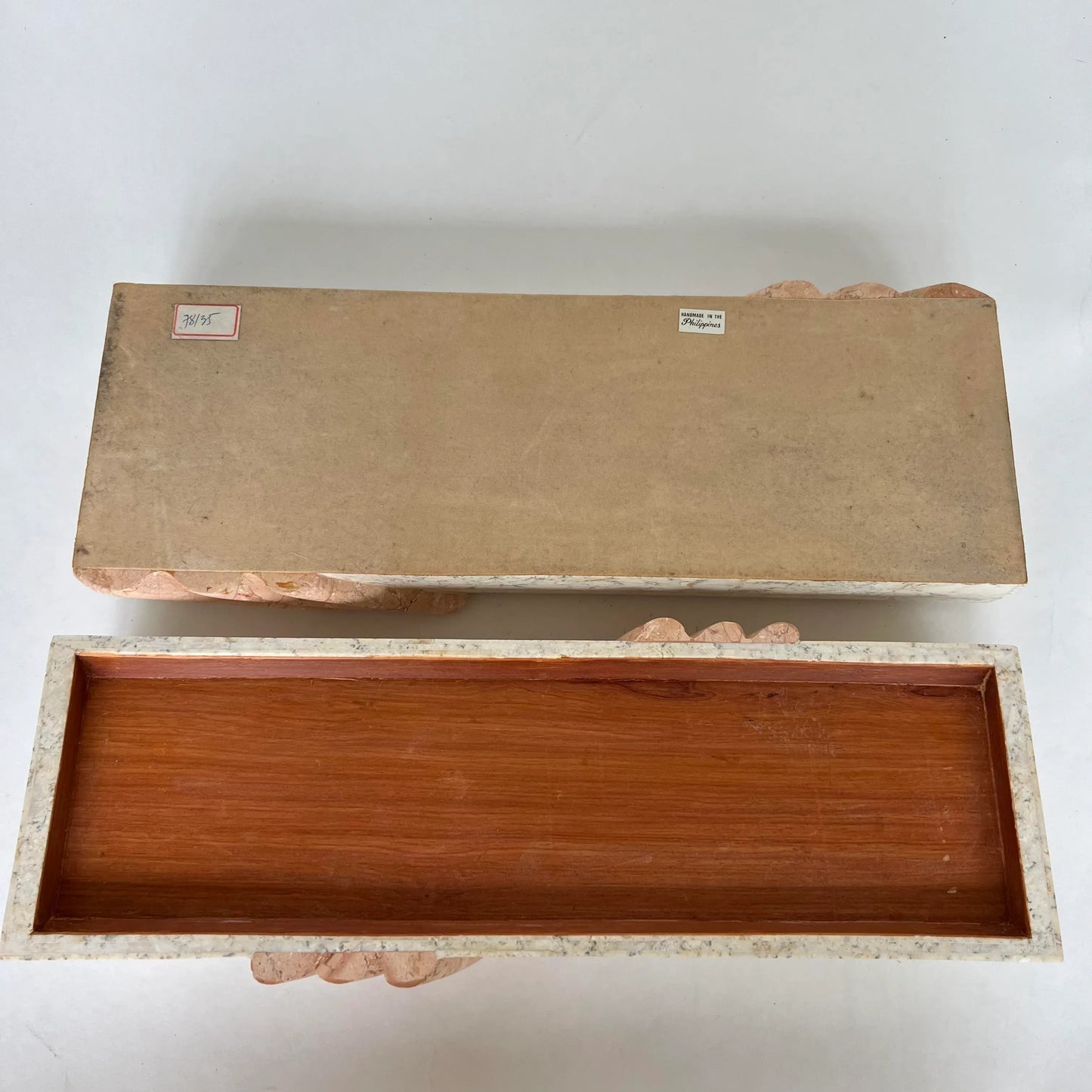 Maitland Smith Tessellated Marble Storage Box