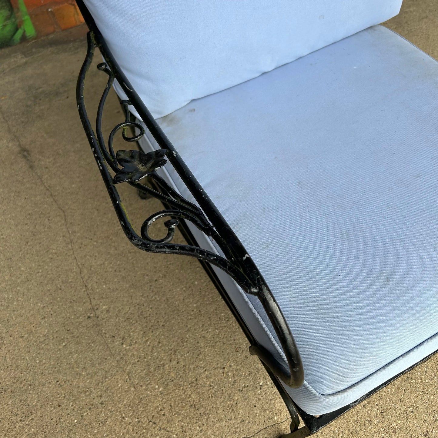 Mid 20th Century Salterini Iron Patio Chair, Attributed
