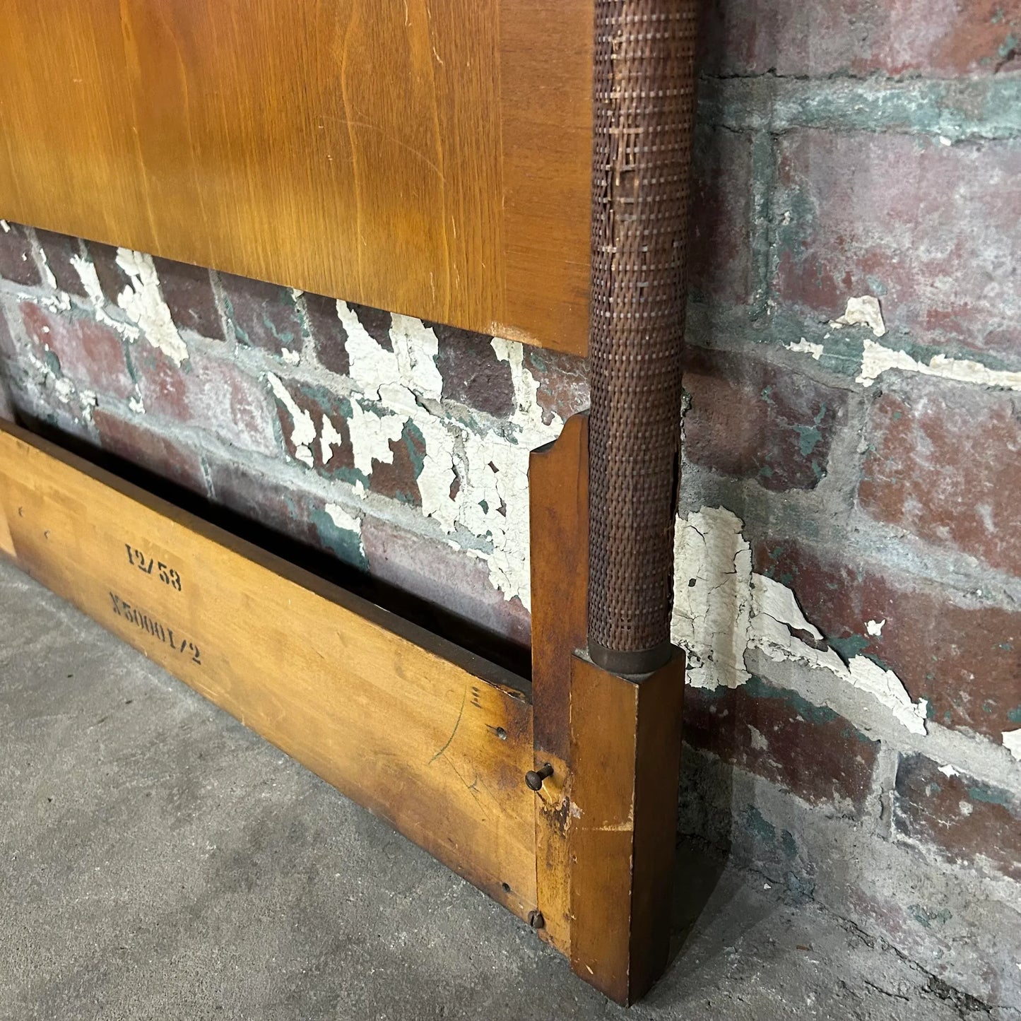 Robsjohn Gibbings for Widdicomb Twin Size Headboard Canning.