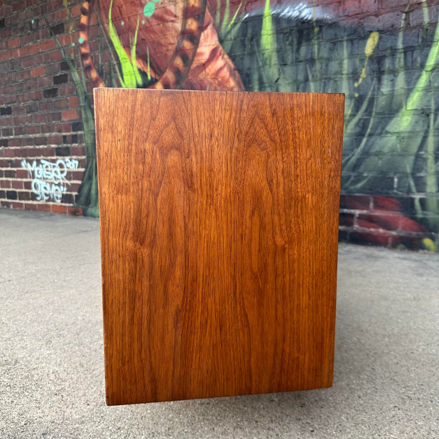 Jens Risom Floating Walnut Credenza Mid-Century Modern