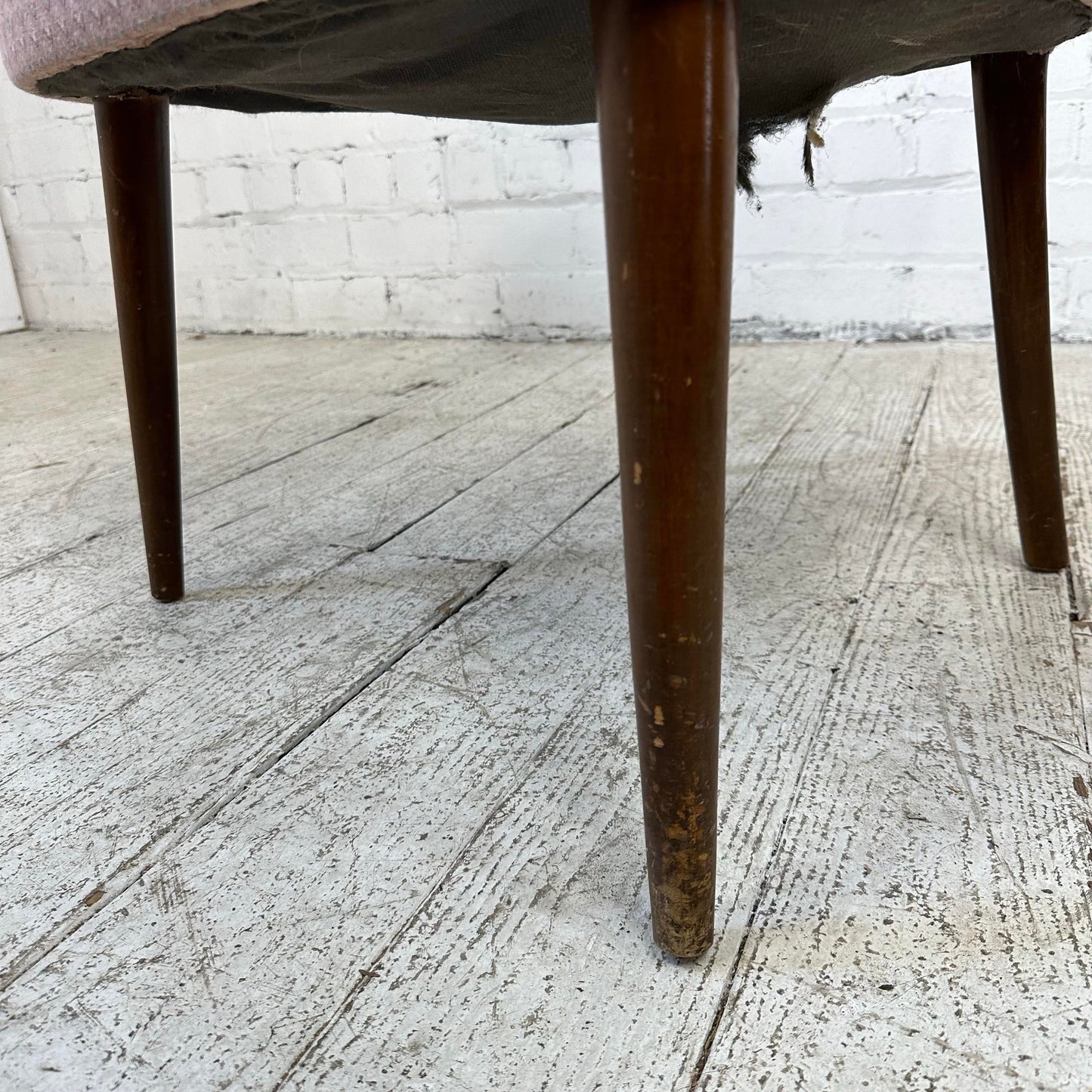 Mid 20th Century Arm Chair With Tall Legs