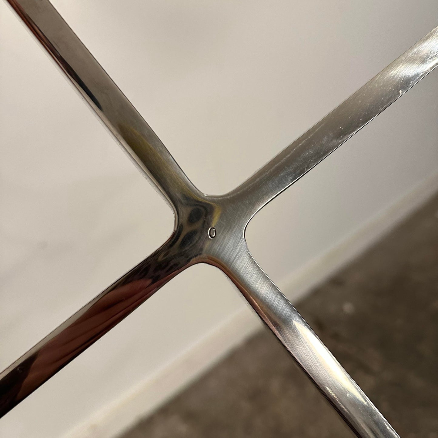 Knoll Glass Barcelona Coffee Table by Mies Van Der Rohe