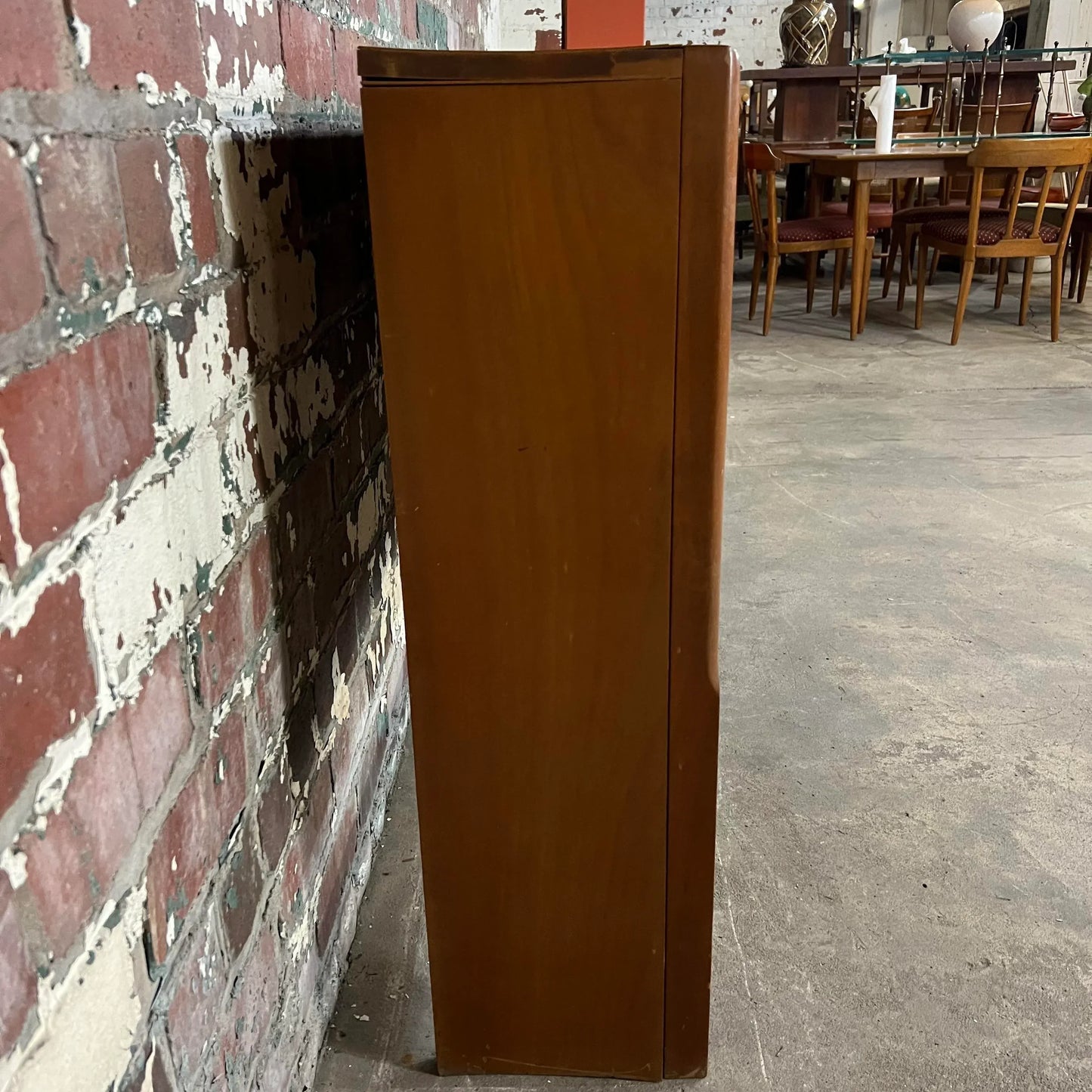 Cherry Wood Full Size Headboard With Storage Gibbings Style