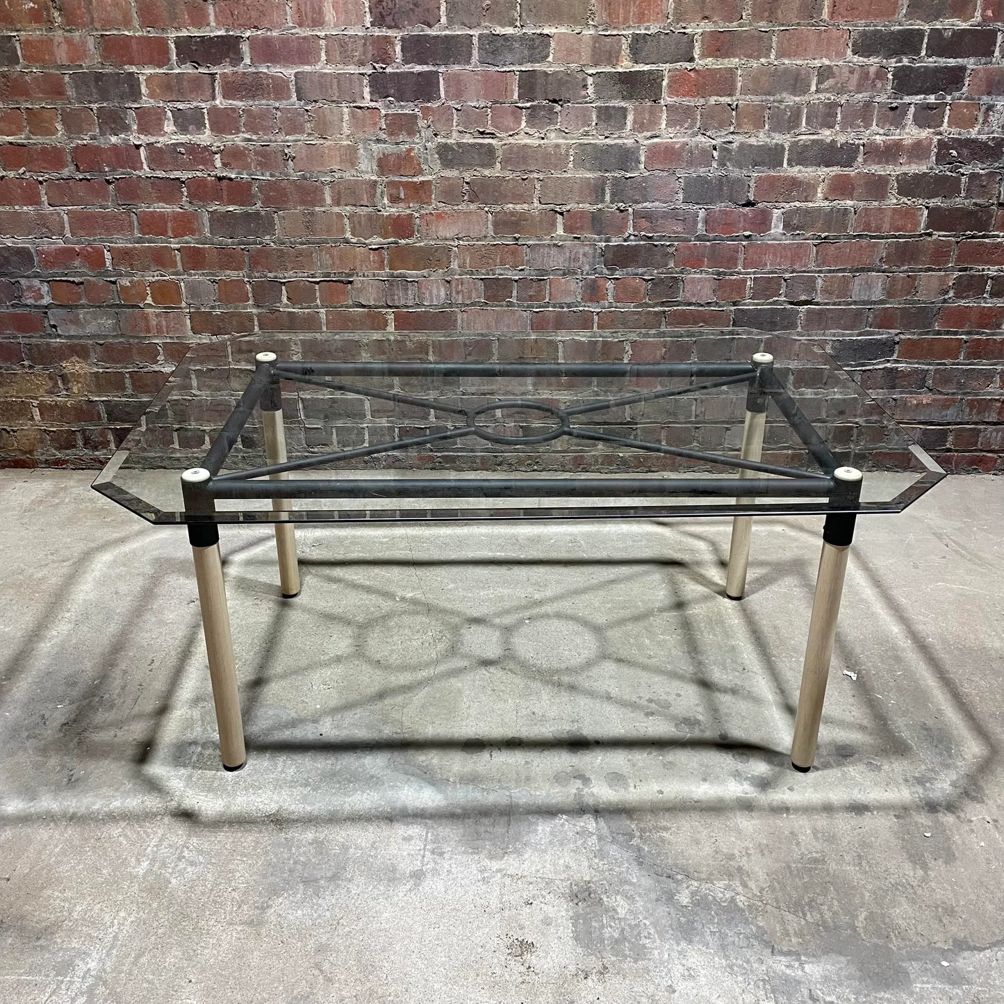 1980s Vintage Dining Set in the Style Cleo Baldon - 5 Pieces