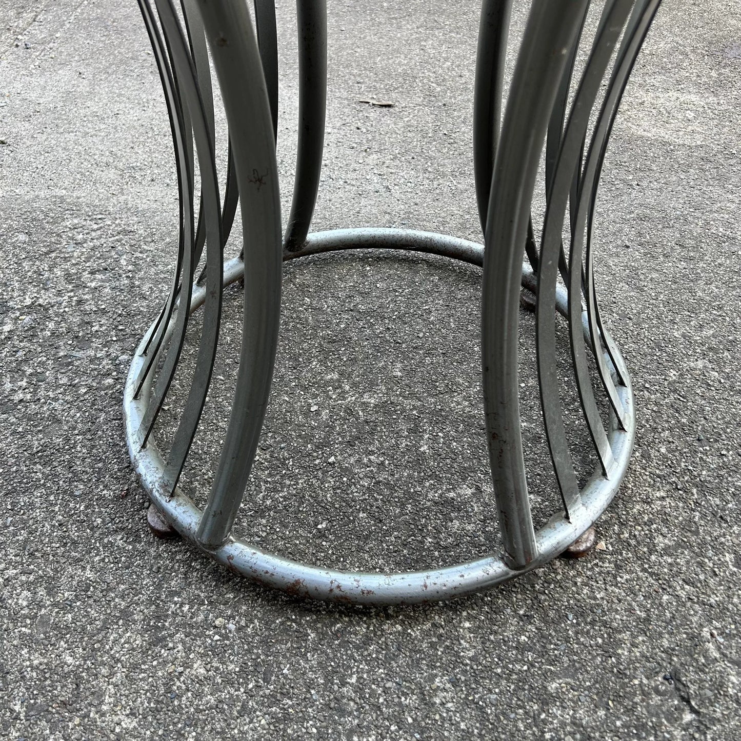 Mid Century Arthur Umanoff Glass and Steel Dining Set for Shaver Howard