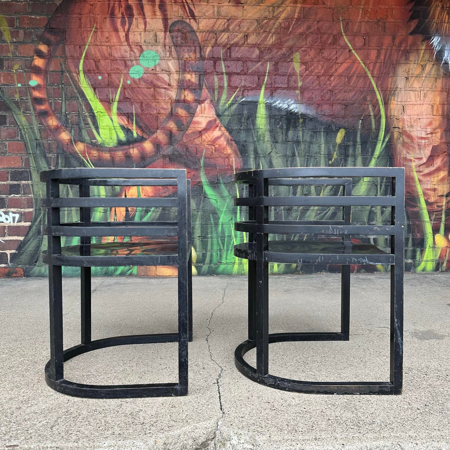 MCM Pair of Richard Meier for Knoll Armchair Model #810a